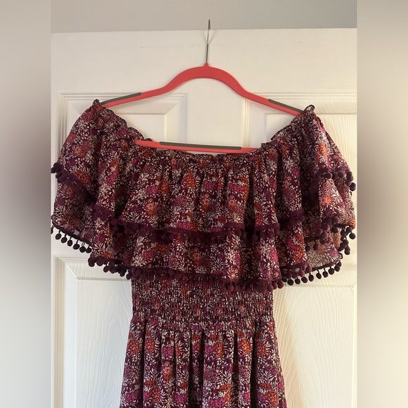 MISA Los Angeles Maribel Off-the-shoulder Midi Dress - Picture 6 of 12